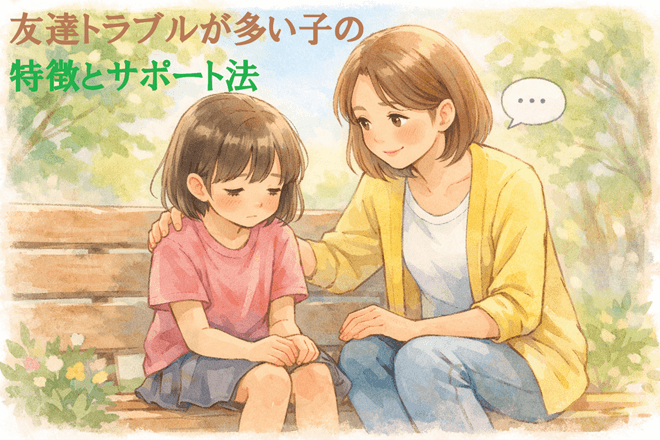 友達トラブルが多い子の特徴とサポート法｜関係づくりの力を育てる