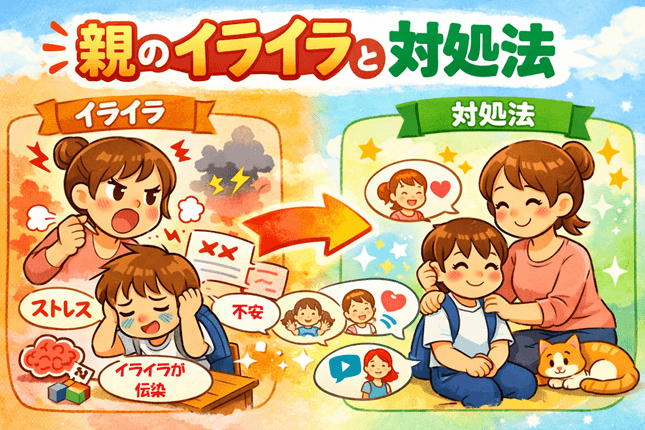 親のイライラが子どもに与える影響と対処法｜感情の連鎖を断ち切る3つのステップ