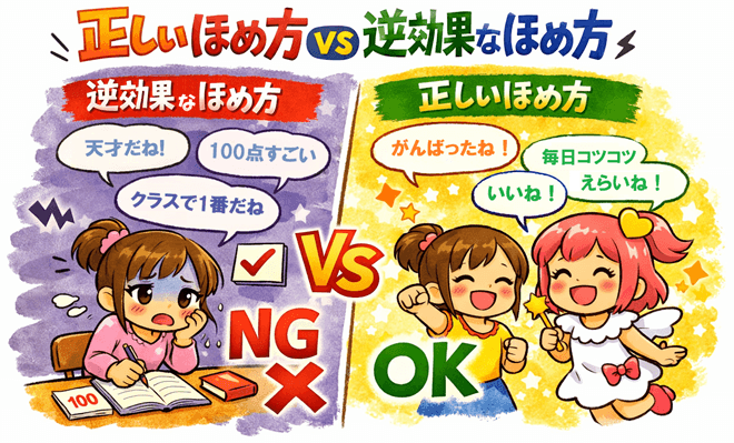 子どもを伸ばす「正しいほめ方」と「逆効果なほめ方」の違い