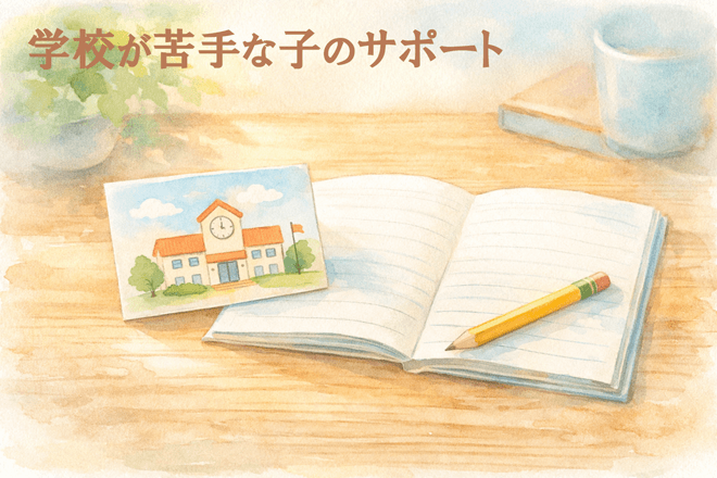 学校が苦手な子のサポート｜不安を軽くする関わり方と家庭でできるケア