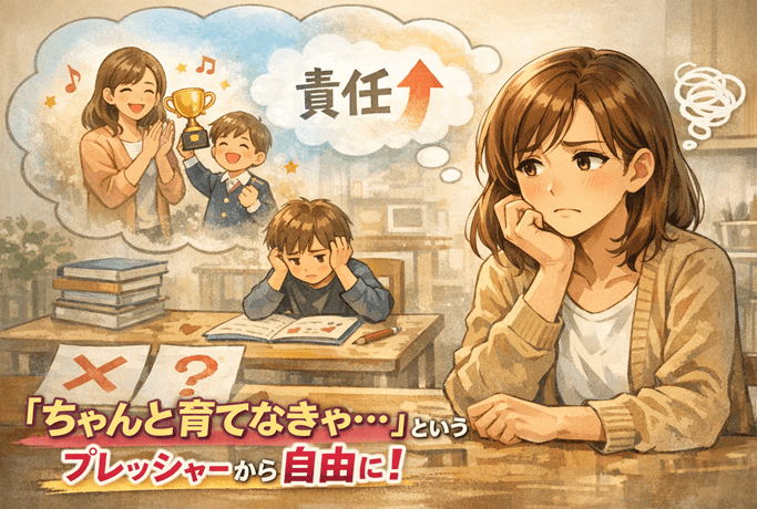 “ちゃんと育てなきゃ”のプレッシャーから自由になる方法
